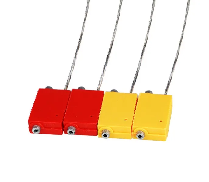 Etiquetes de proves d'aliatge d'aliatge de zinc segell de cable