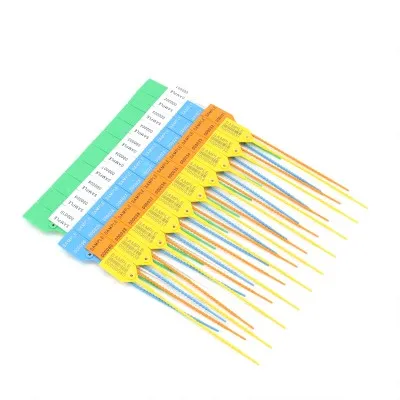 Tireu el segell de seguretat plàstic ajustat